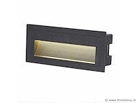 Led trapverlichting ly05 - 6w – ip65 waterdicht – rechthoekig – antraciet (x4) - afbeelding 2 van  5