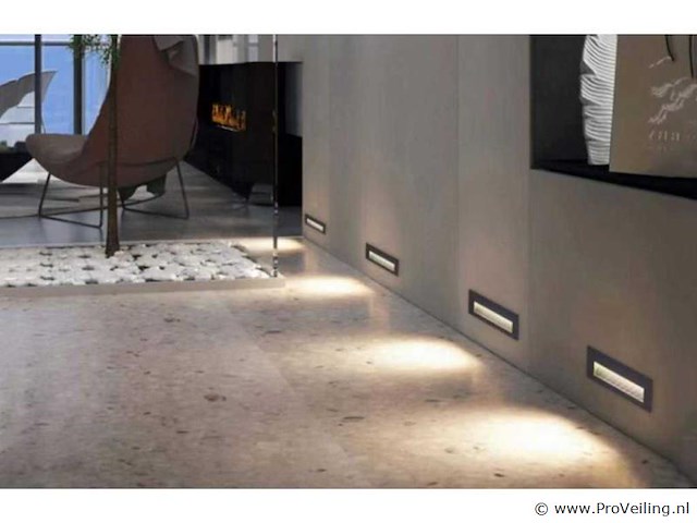 Led trapverlichting ly05 - 6w – ip65 waterdicht – rechthoekig – antraciet (x8) - afbeelding 5 van  5