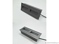 Led trapverlichting ly06 - 3w – ip65 waterdicht – rechthoekig – antraciet (x8) - afbeelding 4 van  4