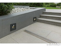 Led trapverlichting met sensor ly03 – 3w – ip65 waterdicht– antraciet (x8) - afbeelding 6 van  6