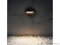 Led trapverlichting s-22r– 6w – zwart – ip54 waterdicht (x8) - afbeelding 2 van  5