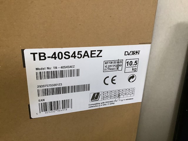 Led tv, 40 inch, panasonic, tb-40s45aez, zwart - afbeelding 5 van  8
