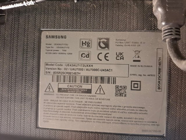 Led tv samsung, ue43au7172u - afbeelding 2 van  6