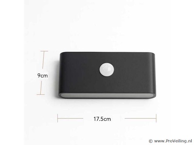 Led wandlamp bidirectionele met sensor sw-2309 - 12w (x5) - afbeelding 3 van  3