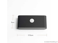 Led wandlamp bidirectionele met sensor sw-2309 - 12w (x5) - afbeelding 3 van  3