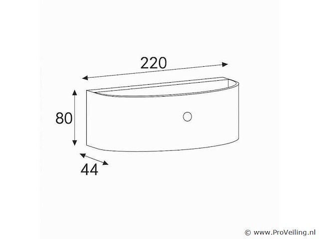 Led wandlamp met sensor – sw-2310-4 – 8w – zwart – ip54 (x8) - afbeelding 3 van  3