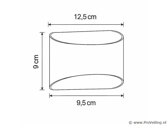 Led wandlampen sw-15 – 3500k – cob – ip54 – zwart/goud (4x) - afbeelding 2 van  2