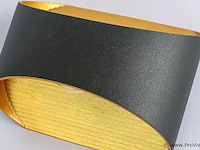 Led wandlampen sw-15 – 3500k – cob – ip54 – zwart/goud (8x) - afbeelding 2 van  2