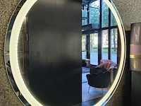 Led wandspiegel - ø 95cm - afbeelding 1 van  3