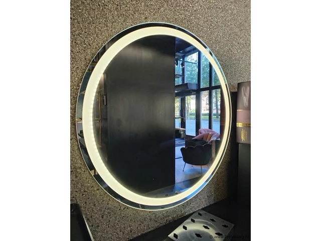 Led wandspiegel - ø 95cm - afbeelding 1 van  3