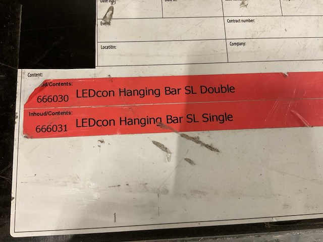 Ledcon sl single & sl double partij led paneel ophangbeugels - afbeelding 4 van  4