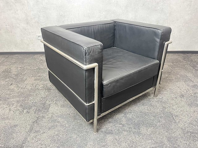 Ledere design fauteuil - afbeelding 1 van  9
