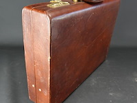 Lederen attachekoffer - afbeelding 2 van  5