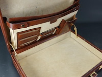 Lederen attachekoffer - afbeelding 4 van  5