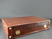 Lederen attachekoffer - afbeelding 5 van  5