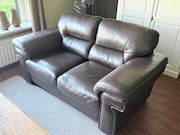 Lederen bankstel 2-zit + stoel - afbeelding 7 van  7