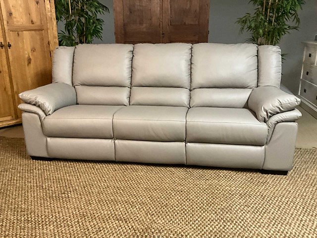 Lederen bankstel - afbeelding 14 van  15