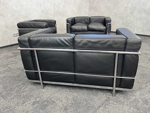 Lederen design loungeset - afbeelding 3 van  10