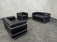 Lederen design loungeset - afbeelding 5 van  10