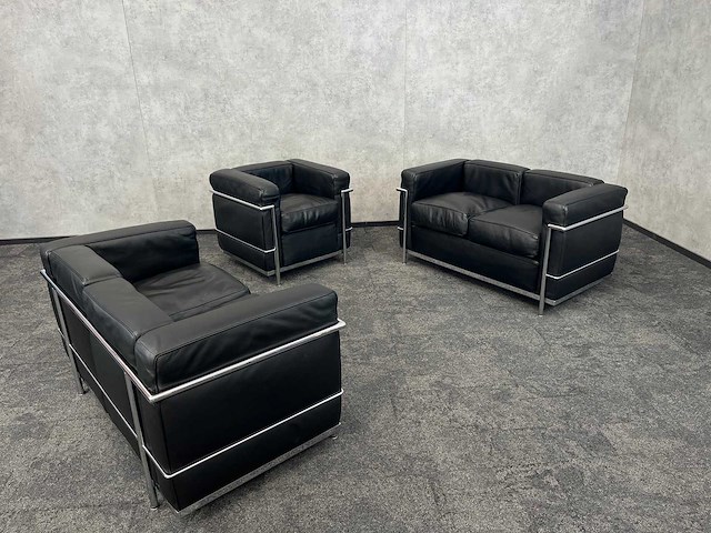 Lederen design loungeset - afbeelding 3 van  13