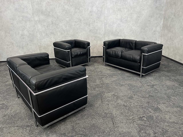 Lederen design loungeset - afbeelding 4 van  13