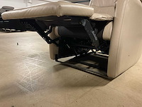 Lederen draaibare relax fauteuil - afbeelding 2 van  10