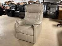 Lederen draaibare relax fauteuil - afbeelding 3 van  10