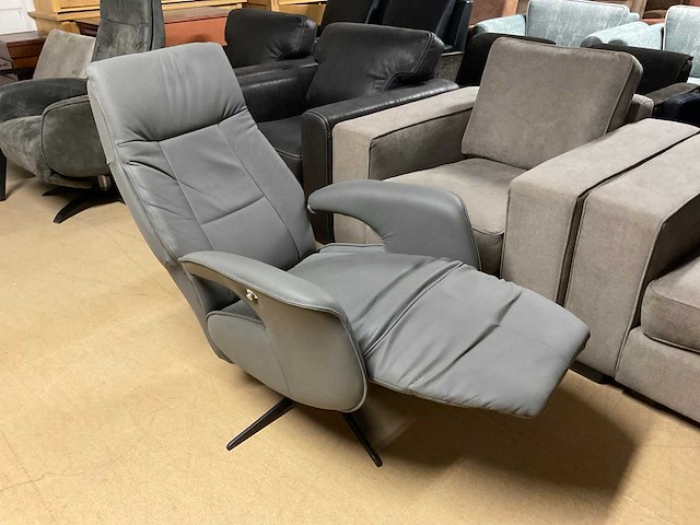 Lederen draaifauteuil - afbeelding 4 van  13