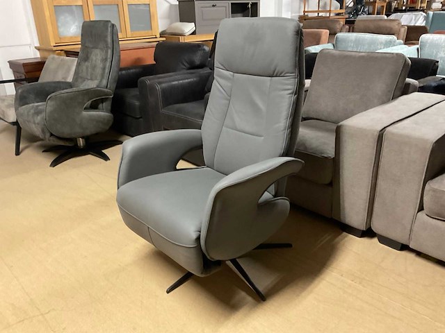 Lederen draaifauteuil - afbeelding 7 van  13