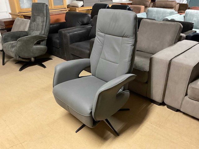 Lederen draaifauteuil - afbeelding 8 van  13