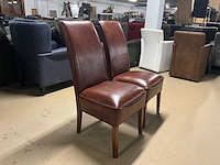 Lederen eetkamerstoel (2x) - afbeelding 10 van  11