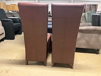 Lederen eetkamerstoel (2x) - afbeelding 2 van  10