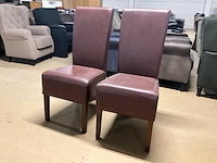 Lederen eetkamerstoel (2x) - afbeelding 4 van  10