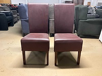 Lederen eetkamerstoel (2x) - afbeelding 6 van  10