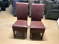 Lederen eetkamerstoel (2x) - afbeelding 8 van  10