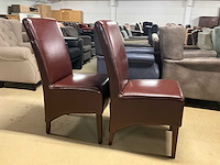 Lederen eetkamerstoel (2x) - afbeelding 2 van  13