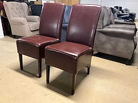 Lederen eetkamerstoel (2x) - afbeelding 6 van  13