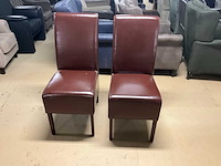 Lederen eetkamerstoel (2x) - afbeelding 11 van  13