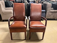 Lederen eetkamerstoel (2x) - afbeelding 8 van  12