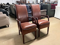 Lederen eetkamerstoel (2x) - afbeelding 10 van  12