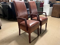 Lederen eetkamerstoel (2x) - afbeelding 11 van  12