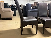 Lederen eetkamerstoel (3x) - afbeelding 2 van  12