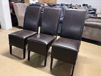 Lederen eetkamerstoel (3x) - afbeelding 7 van  12