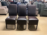 Lederen eetkamerstoel (3x) - afbeelding 11 van  12