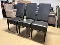 Lederen eetkamerstoel (3x) - afbeelding 4 van  11