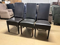 Lederen eetkamerstoel (3x) - afbeelding 5 van  11