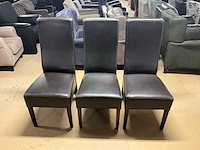 Lederen eetkamerstoel (3x) - afbeelding 7 van  11