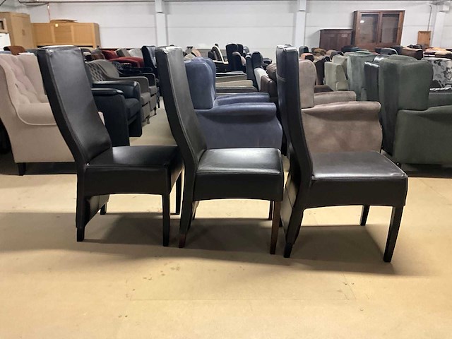 Lederen eetkamerstoel (3x) - afbeelding 11 van  11