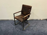 Lederen eetkamerstoel (3x)