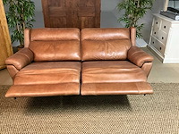 Lederen elektrische bankstel 2.5p - afbeelding 2 van  16